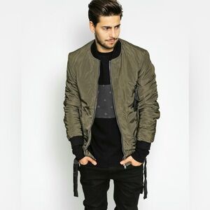 Sixth June Paris Khaki Bomber jacket Medium